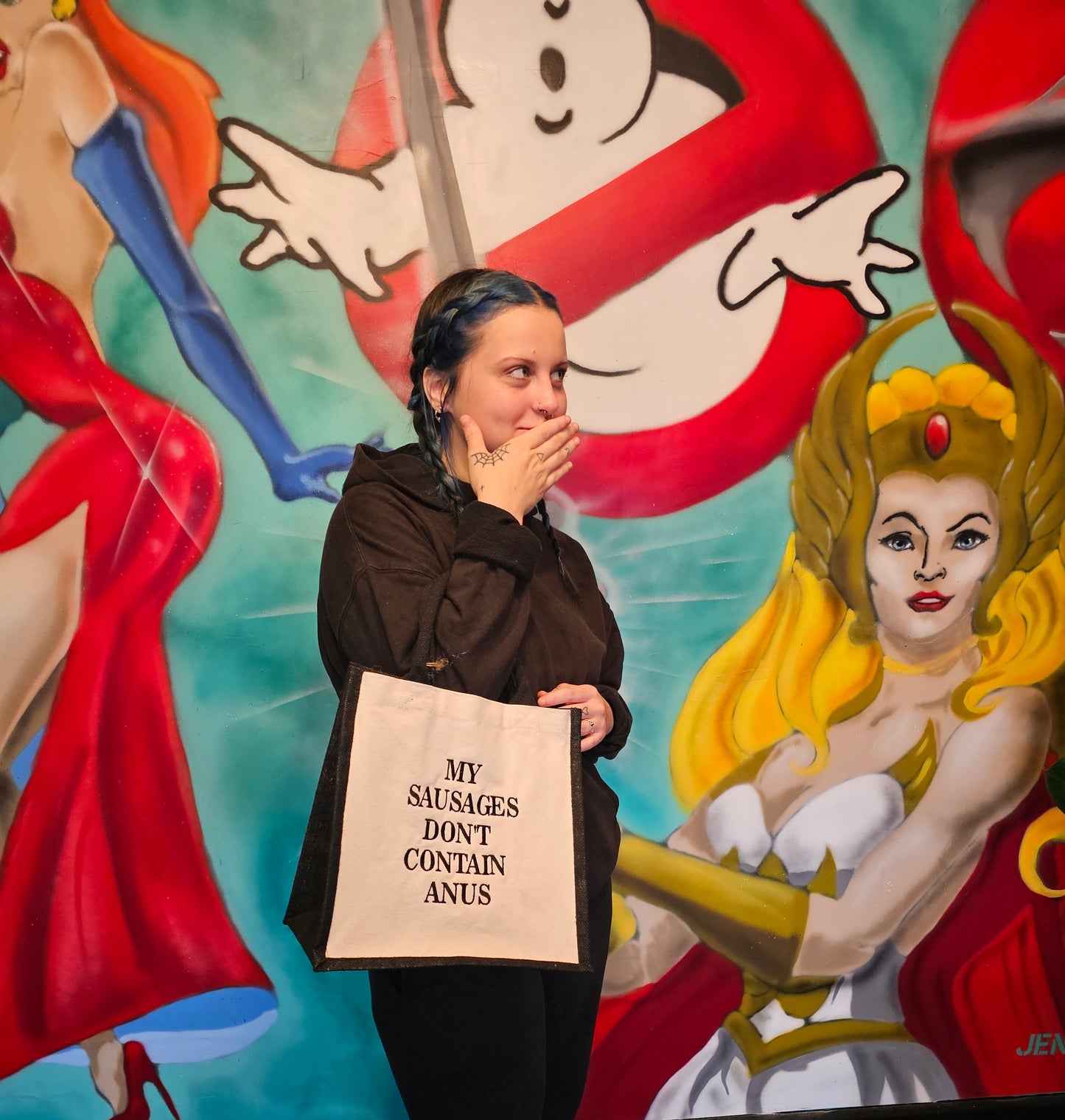 Cheeky Sausages Tote Bag