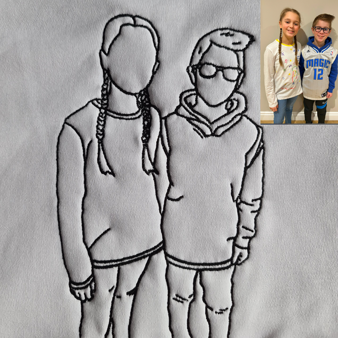 Deluxe Personalised Embroidered T-Shirt Unisex