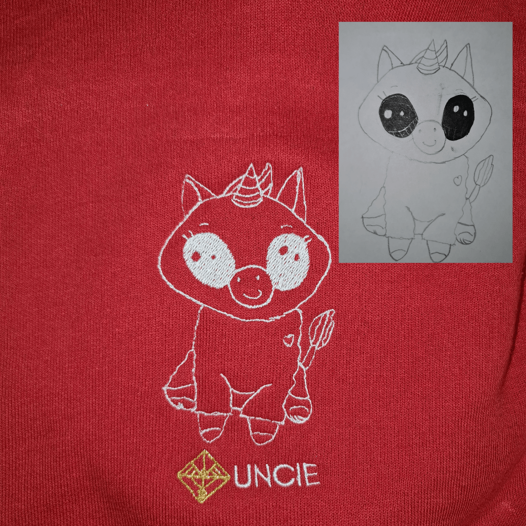 Children's Embroidered hoodie design