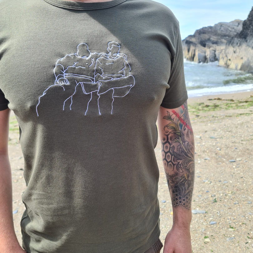 Deluxe Personalised Embroidered T-Shirt Unisex