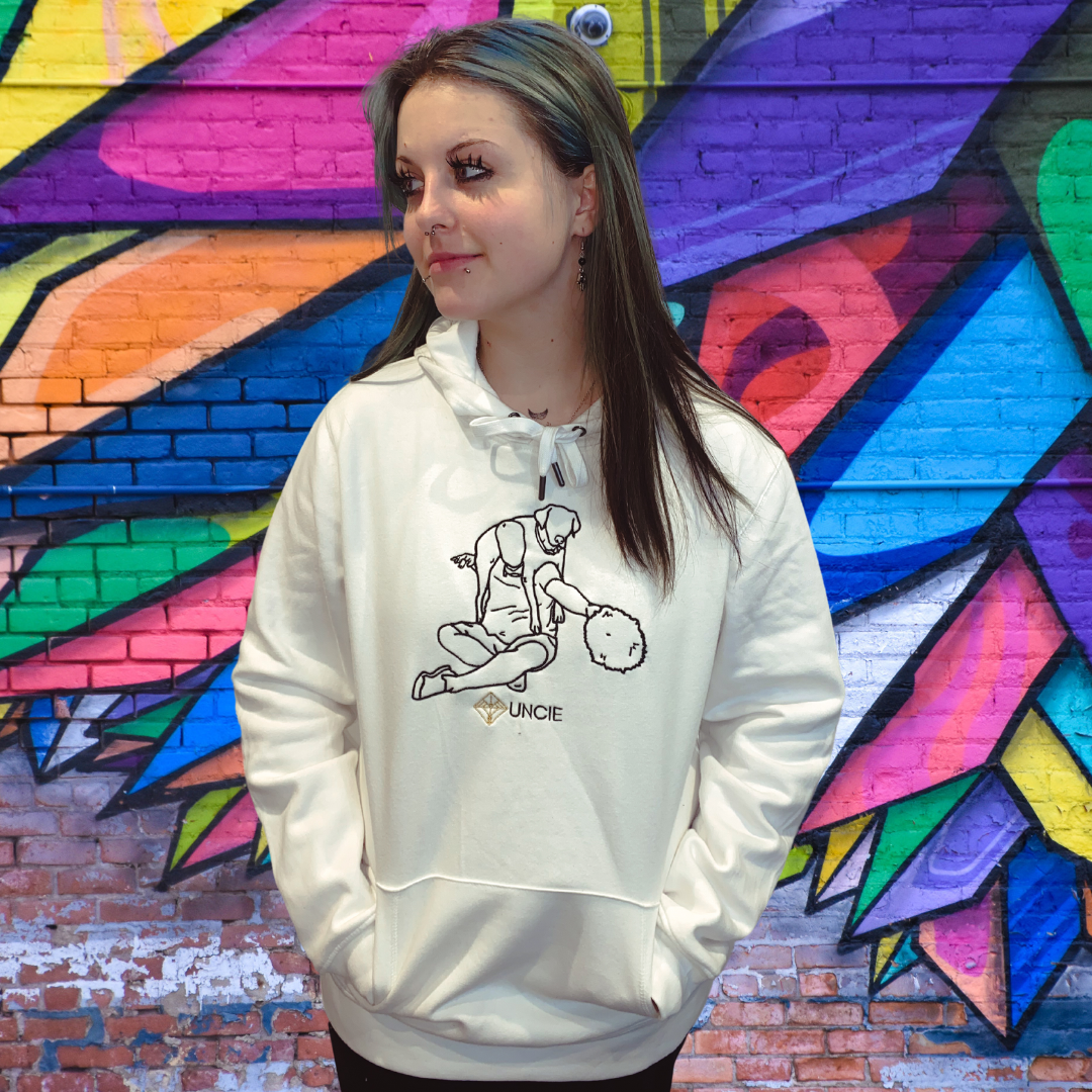 Uncie embroidered hoodie