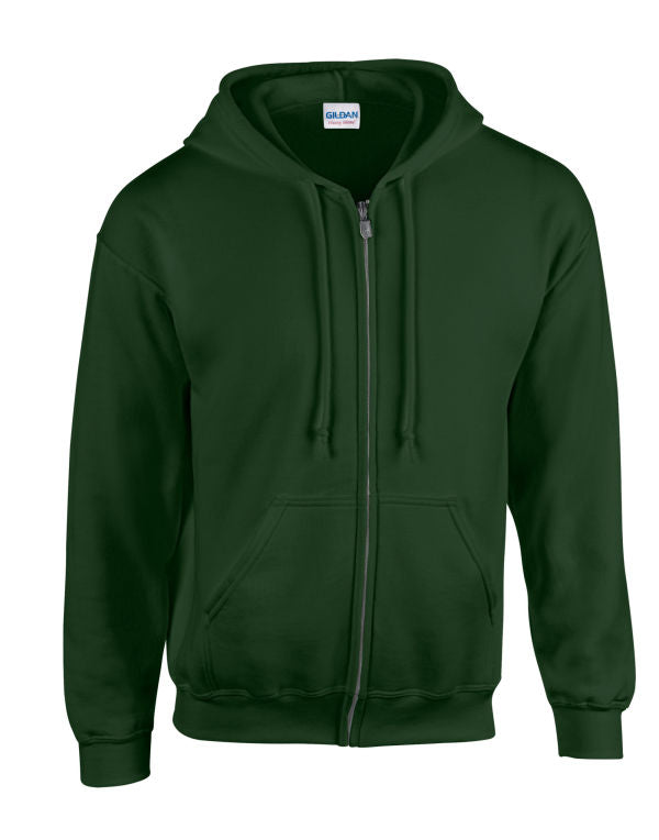 Zip Up Personalised Embroidered Hoodie