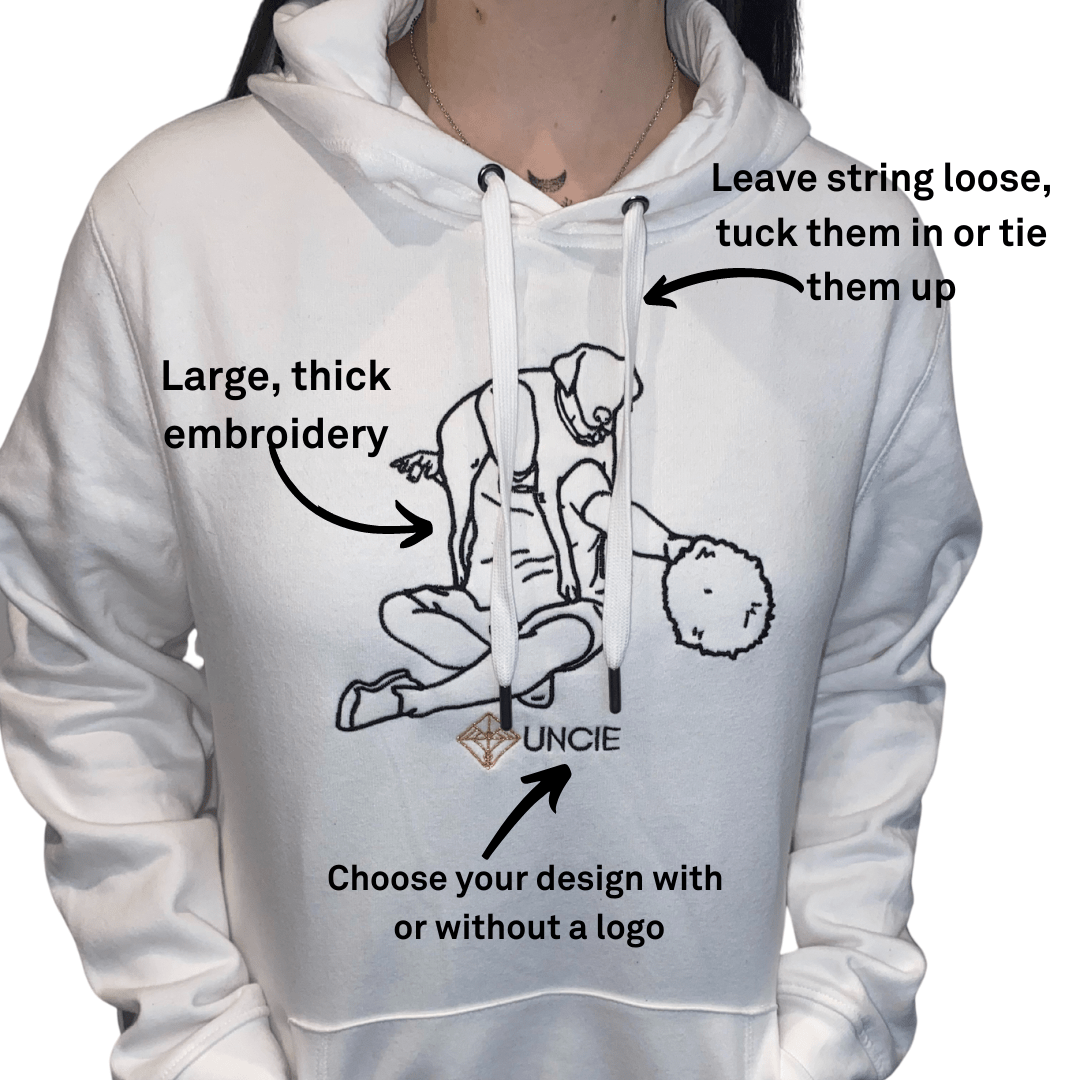 Design of embroidered hoodie